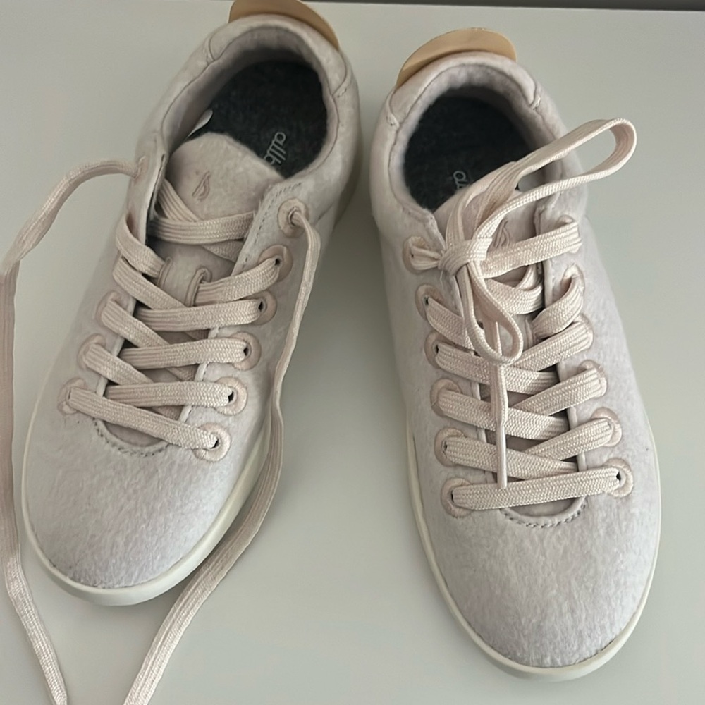 NWOT Allbirds WP Wool Pipers Sneaker Size 5 White Cream